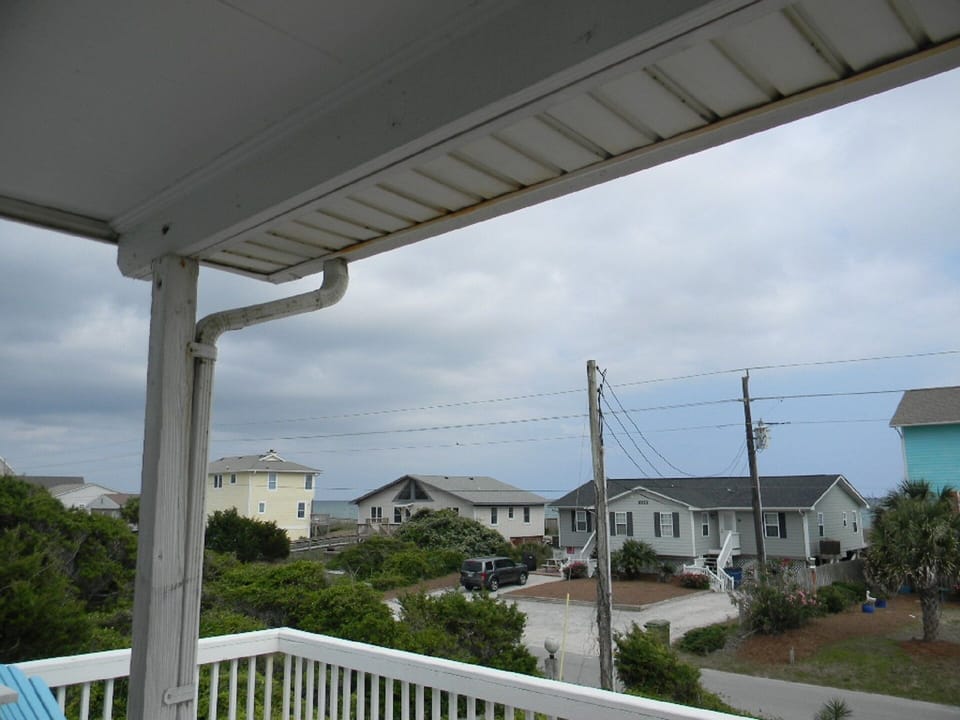 Ocean view from covered porch