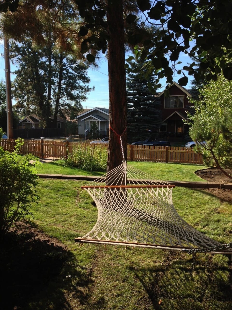 Perfect spot for an afternoon nap--looking toward the front yard.