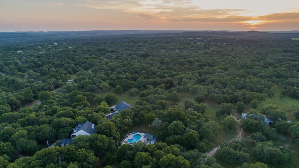 Only from above can you truly appreciate how secluded and scenic the area is.
