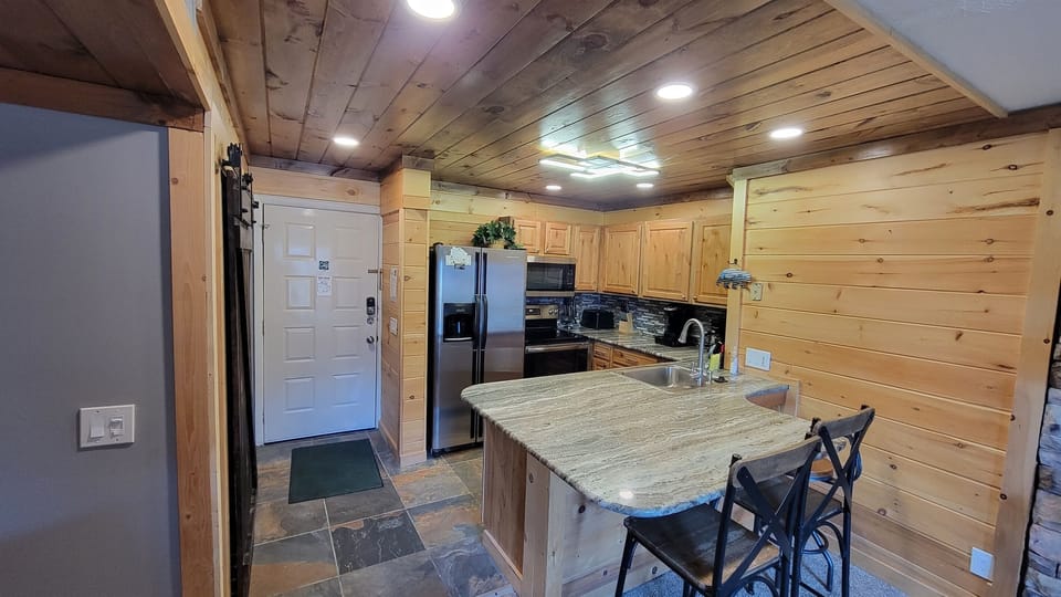 DR looking into kitchen