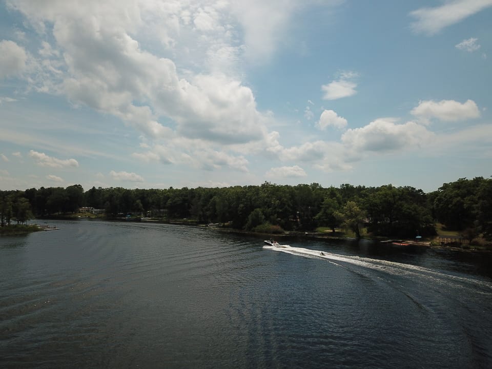 Bring your boat. Dock in front of our house or park in the driveway. 