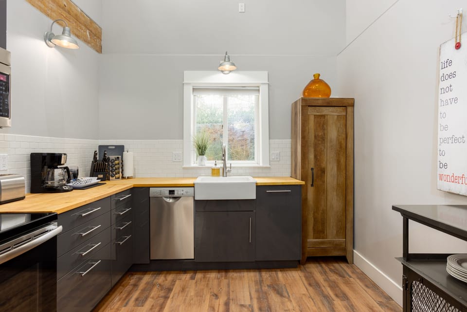 All cooking appliances and equipment you will need for making meals at home