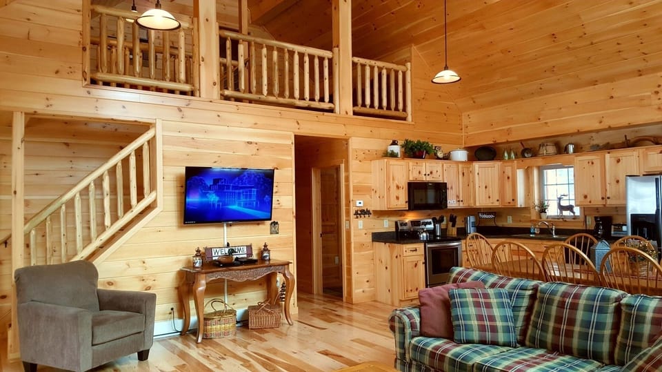 View of loft from great room