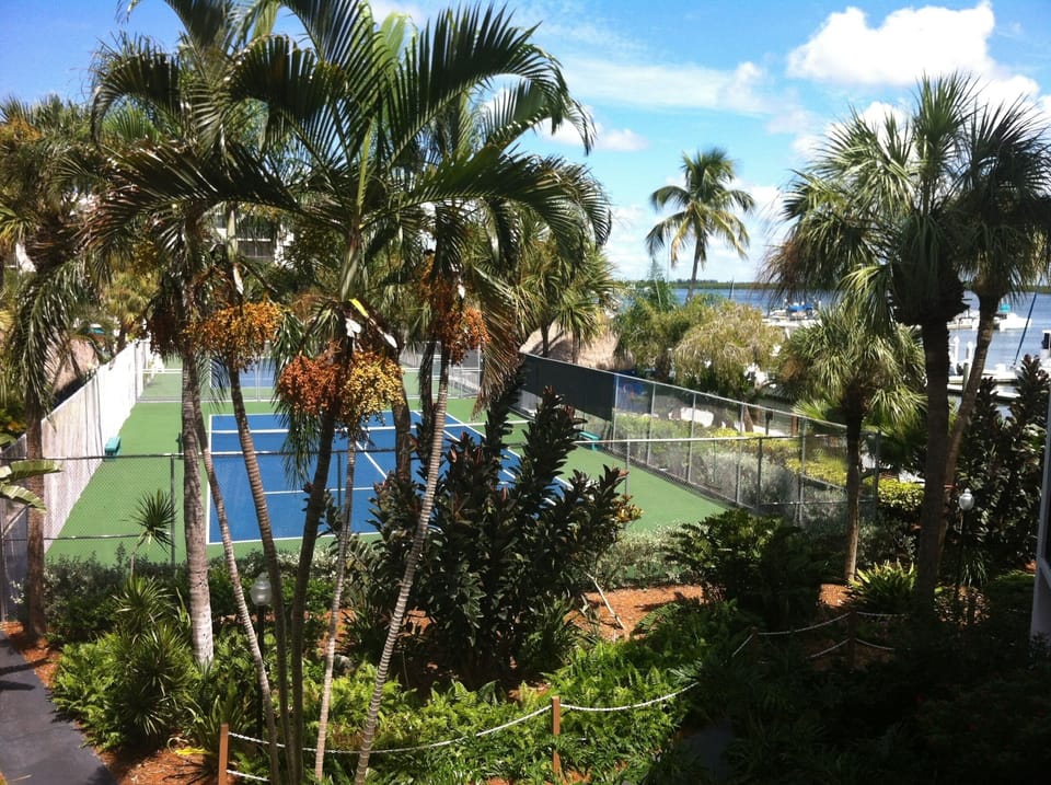 One of our beautiful tennis courts