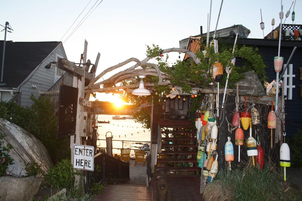 Sunset at The Ramp Restaurant