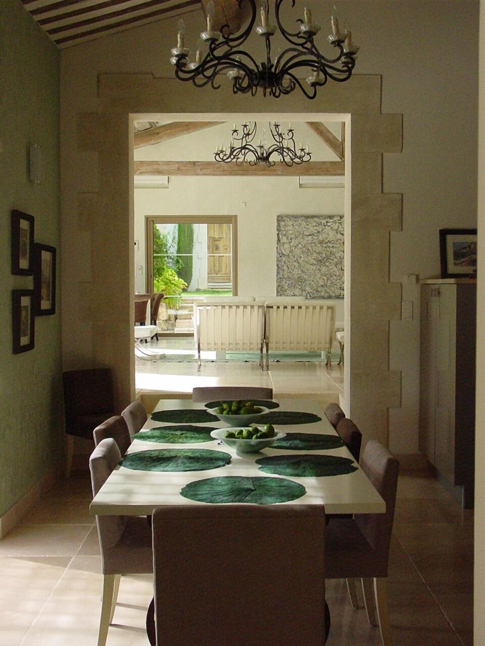 View of internal dining area towards the living room