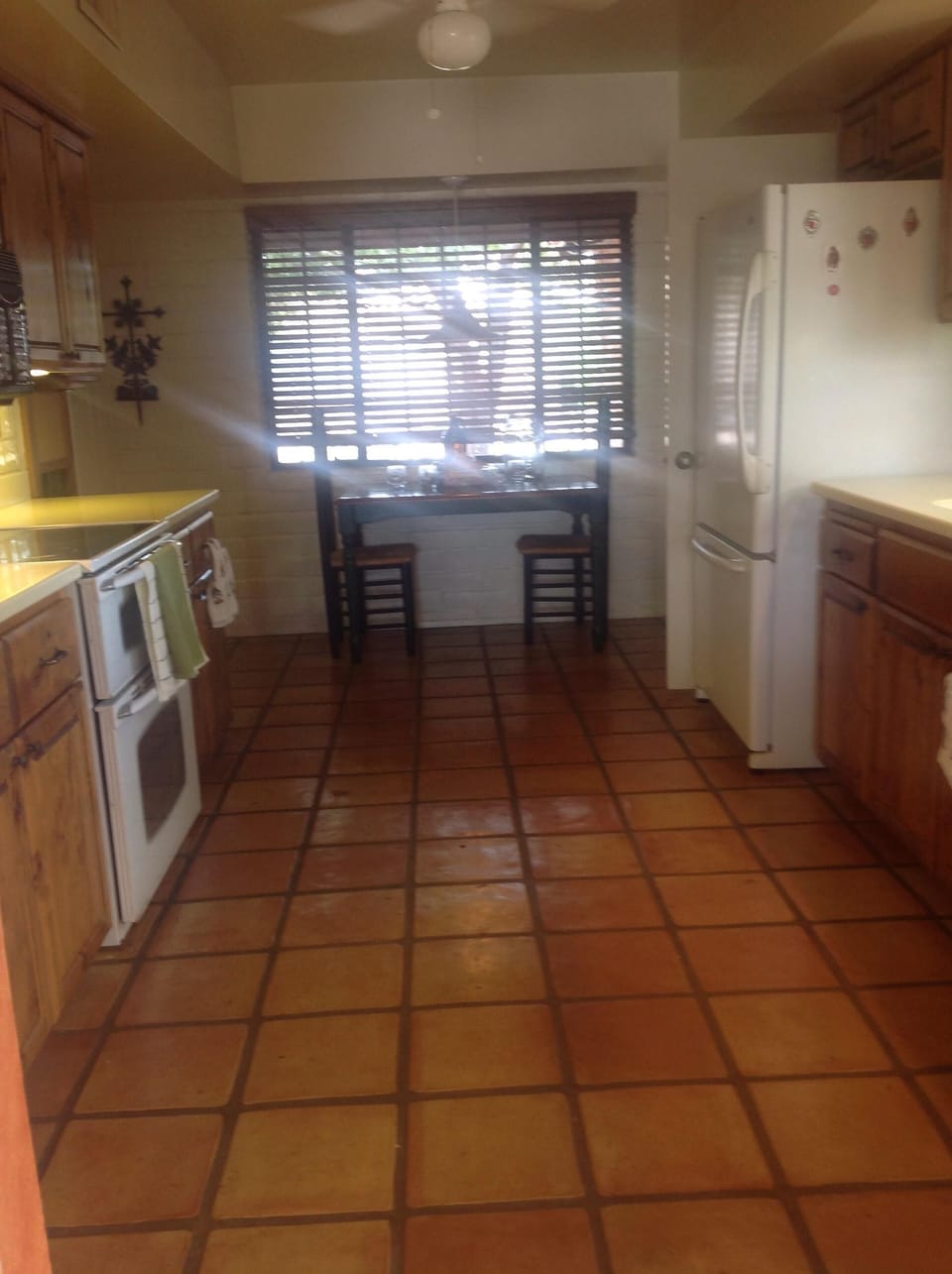 Kitchen view from dining area