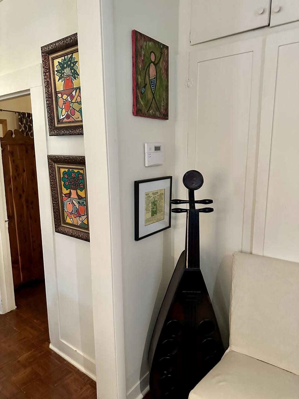 Fine art throughout the space