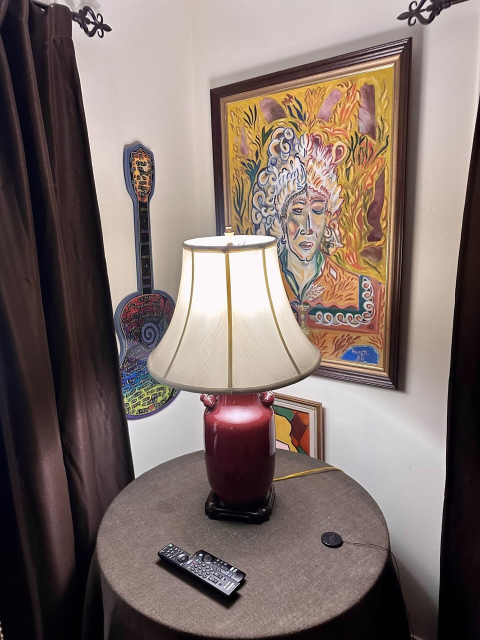 Fine art throughout the space