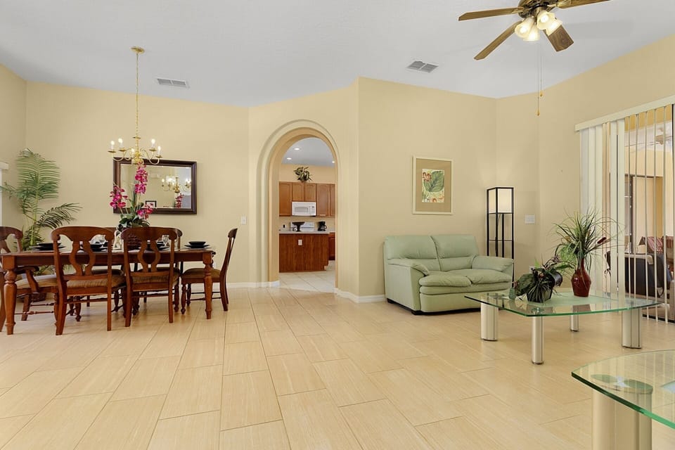 Sitting area right next to ding area and kitchen - Legacy Dream