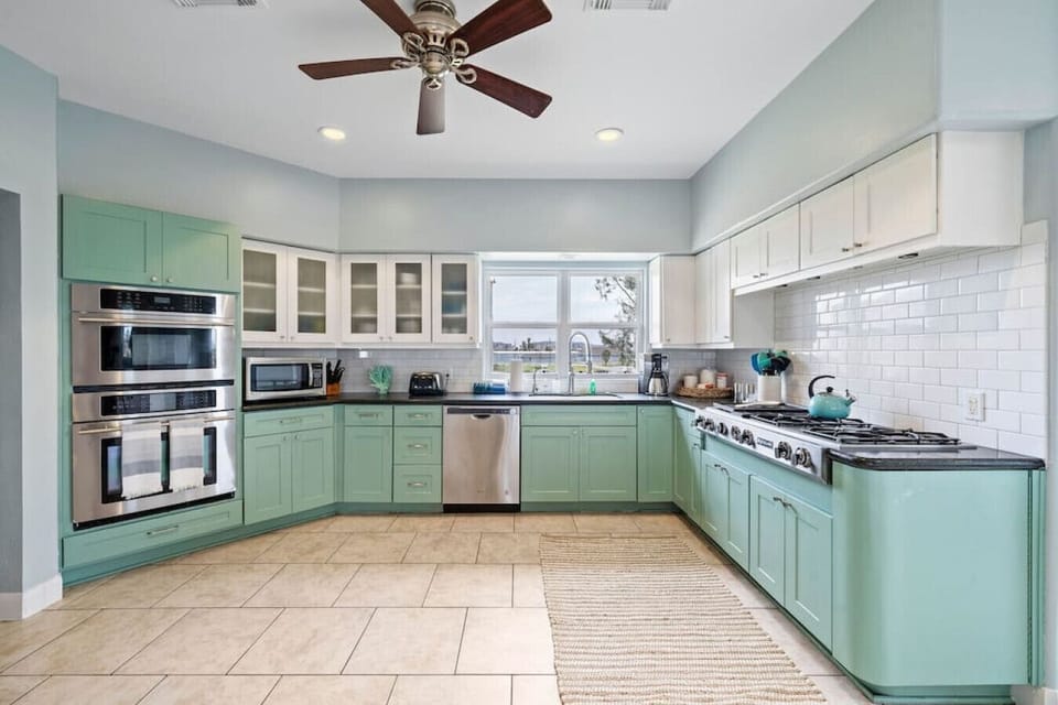 Whip up delicious meals in this charming kitchen