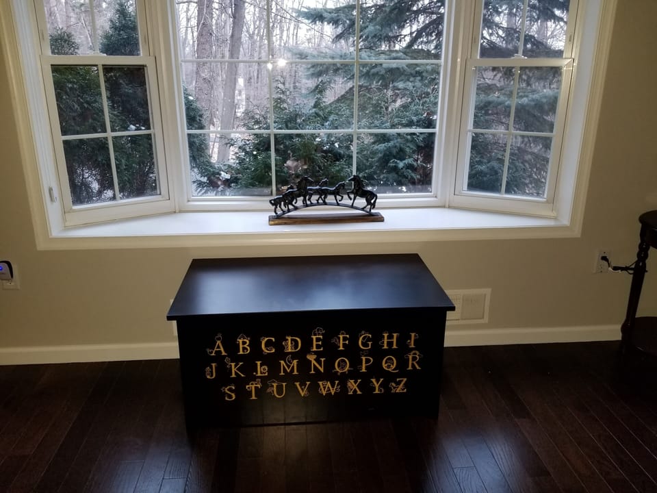 Front living room storage chest