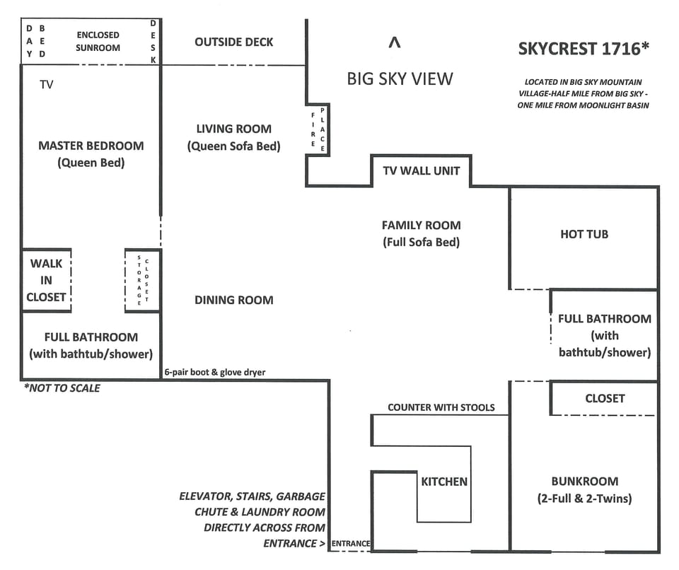 Skycrest 1716 Floorplan