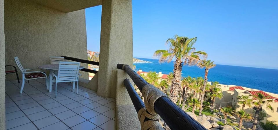 Relaxing view from the balcony.
