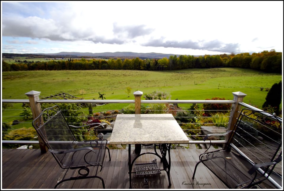private balcony with grill