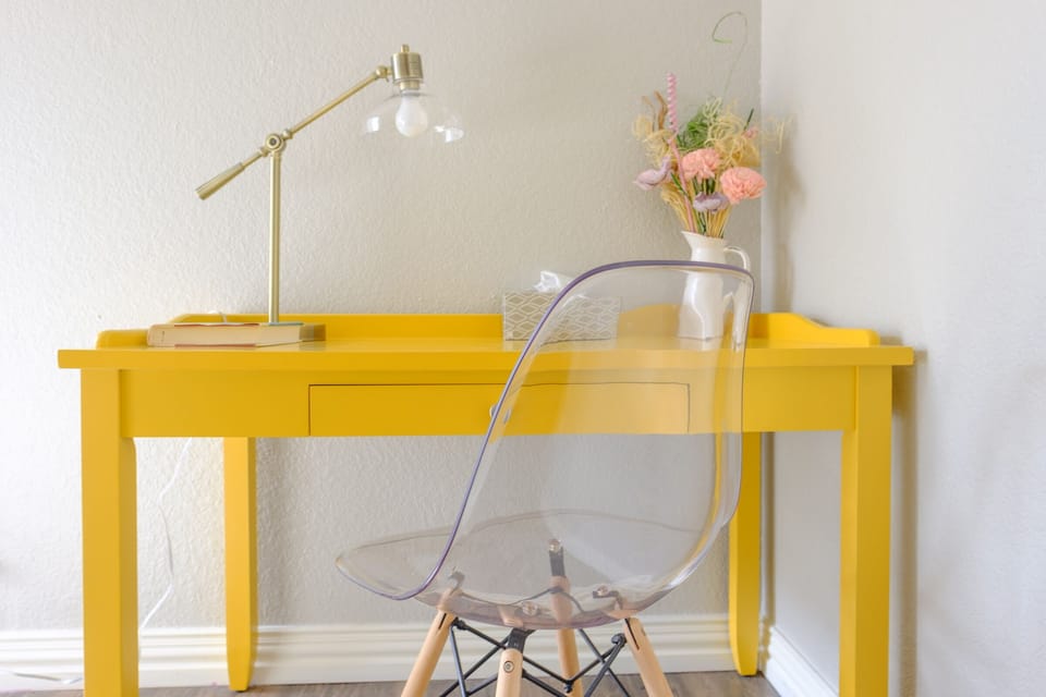 Writing Desk in the Guest Bedroom

