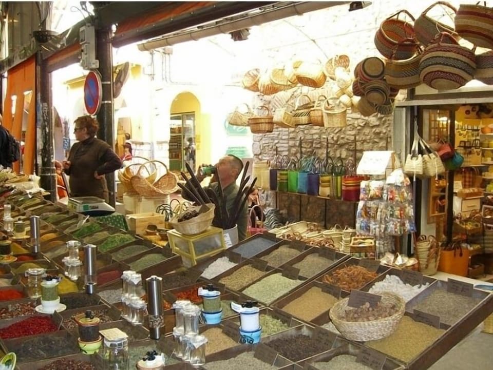 Spices for sale at the daily produce market