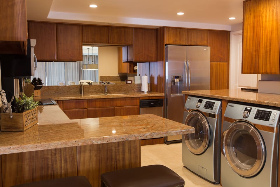 Kitchen with stainless appliances