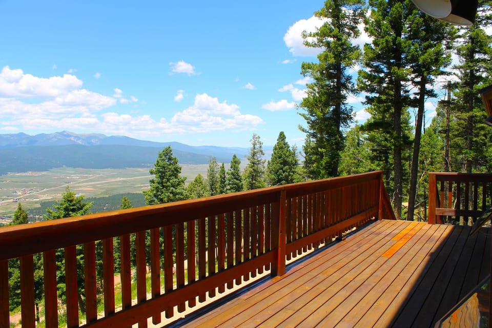 Deck facing looking West.