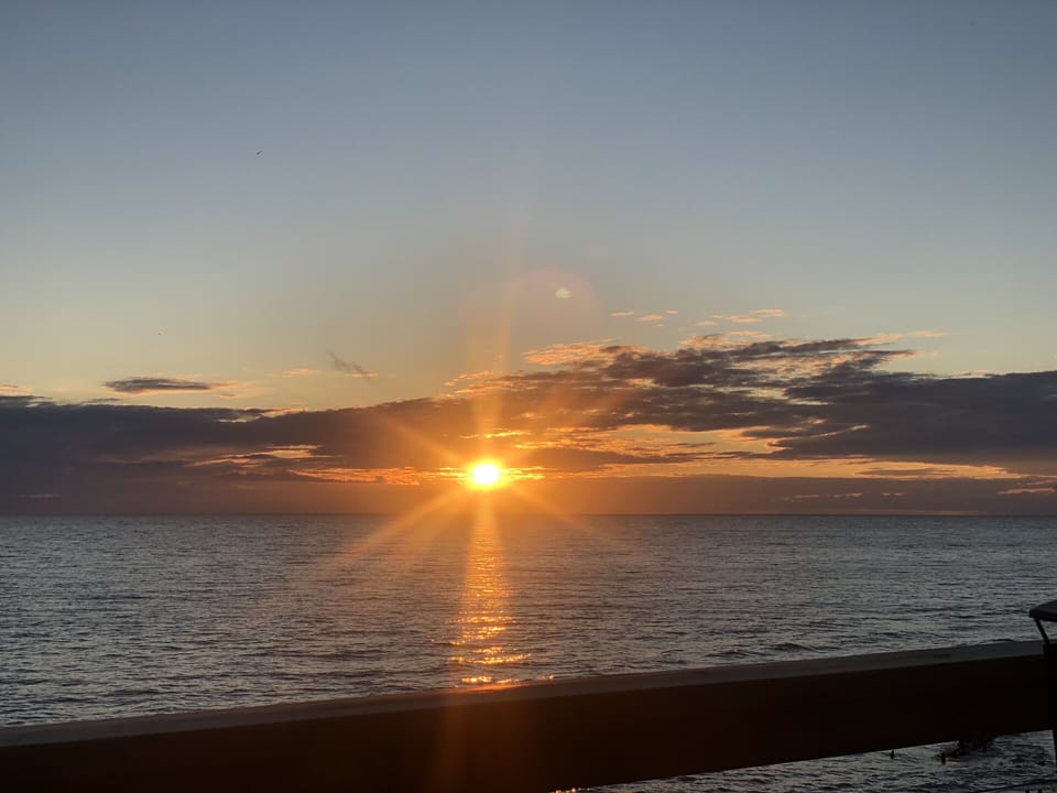 The end of a glorious day - the beginning of another. 