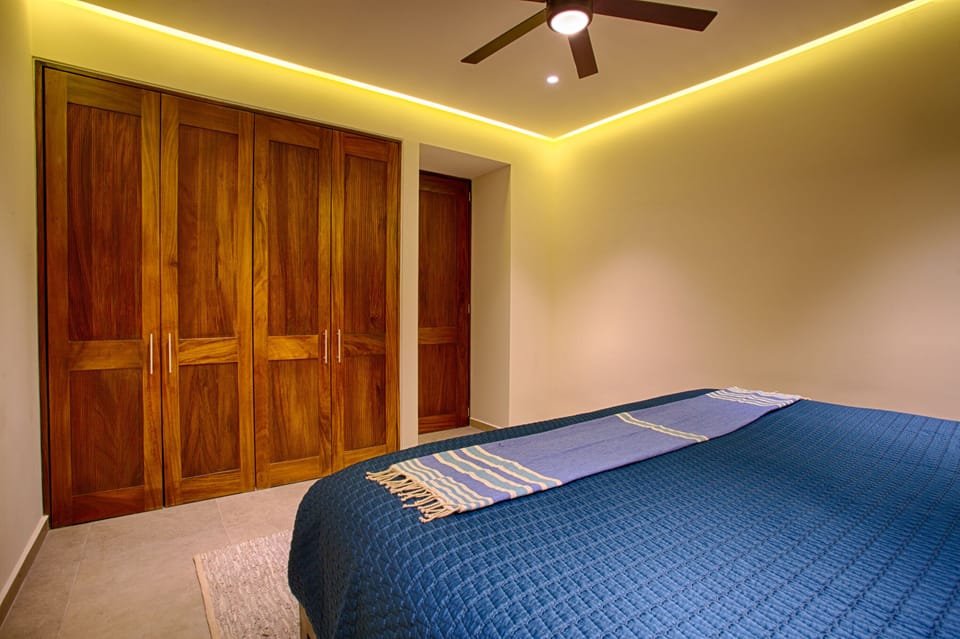 Plenty of closet space in guest bedroom too