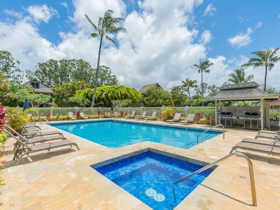 Large Swimming Pool and Jacuzzi
