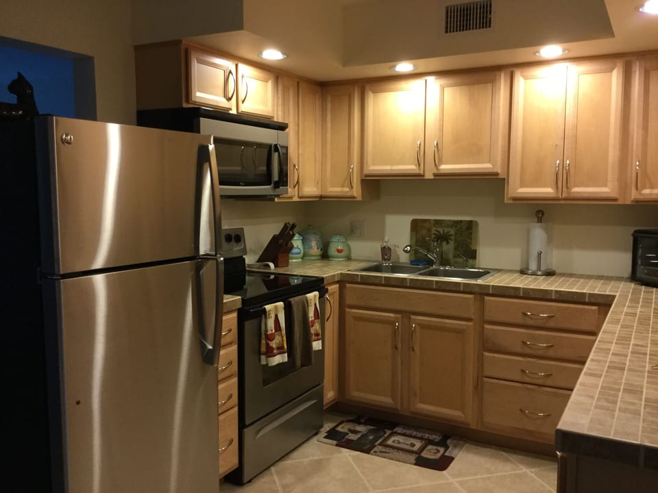 Kitchen with new appliances