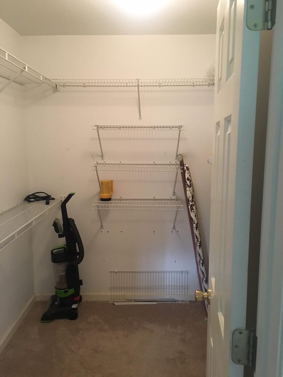 Master walk in closet