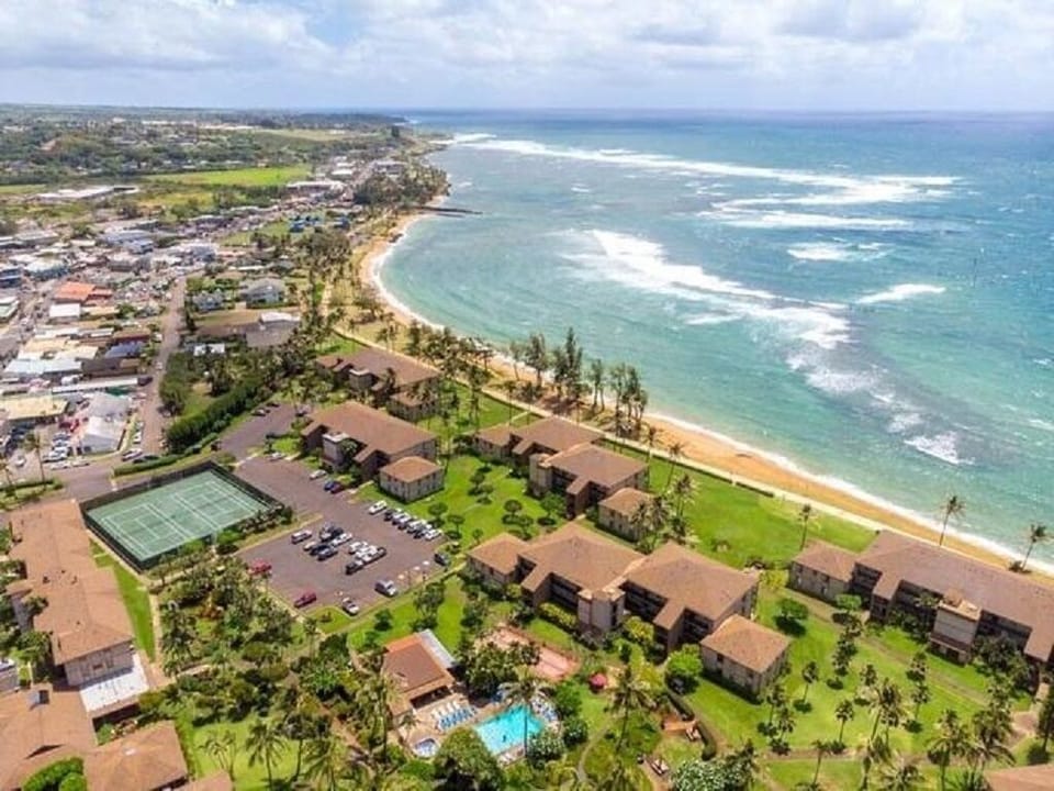 Pono Kai Resort Aerial View Looking East Toward the Pacific Ocean