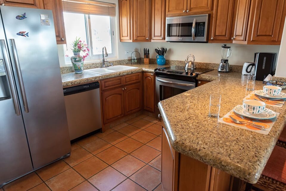 Don't spend a fortune on eating out, use our kitchen to whip up a meal. 