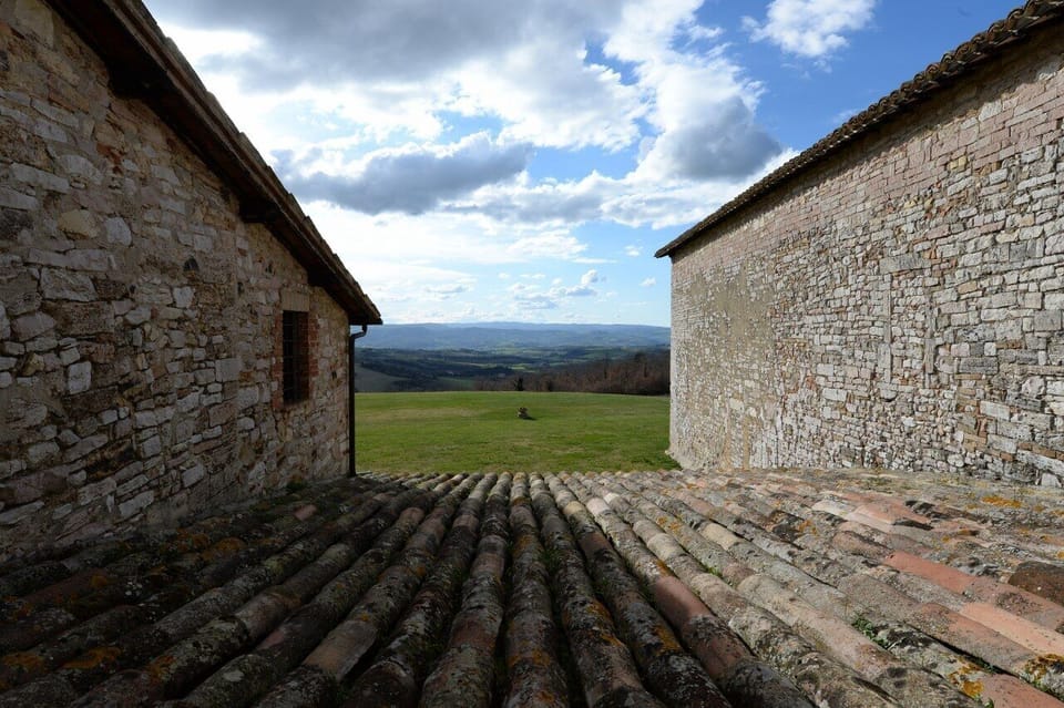 View over the rooftops of Sant'Antimo