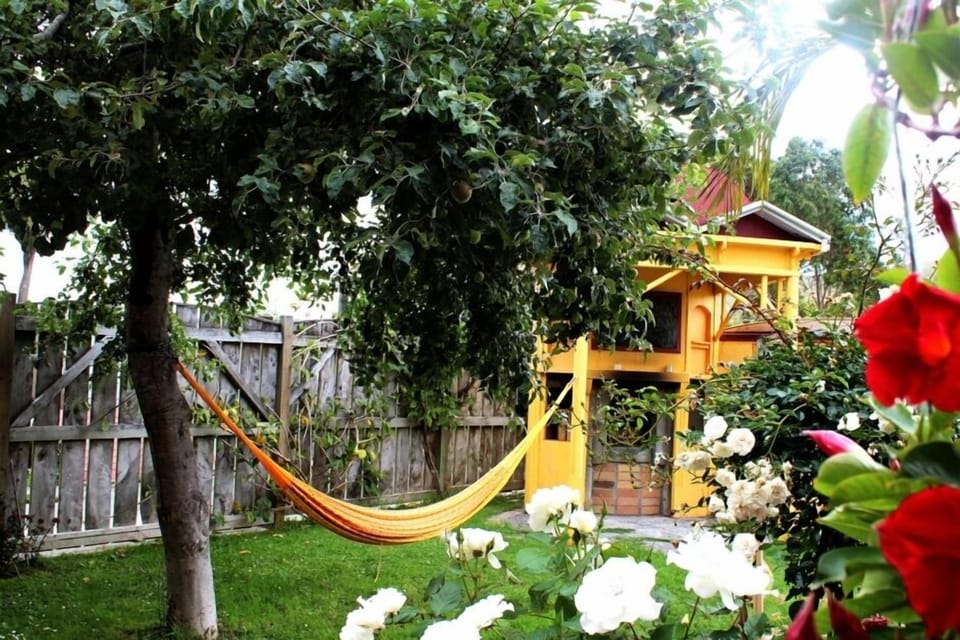 RELAX BY THE FIRE OR IN THE GENEROUS MEXICAN HAMMOCK