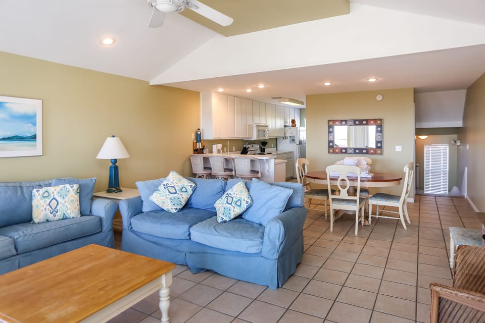 Living, Kitchen & Dining Area