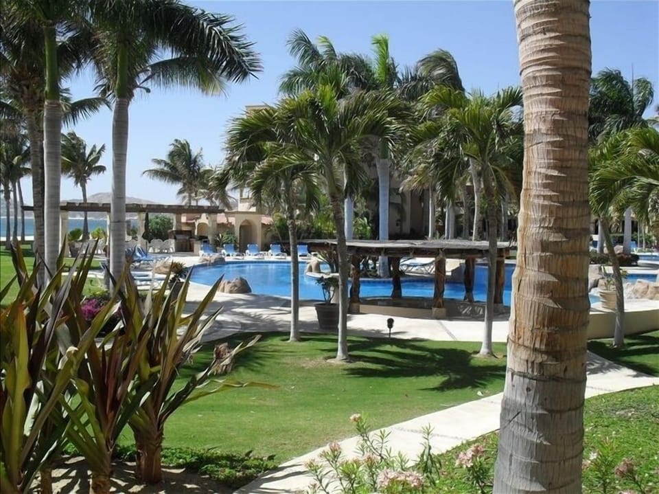 Pool view from Veranda