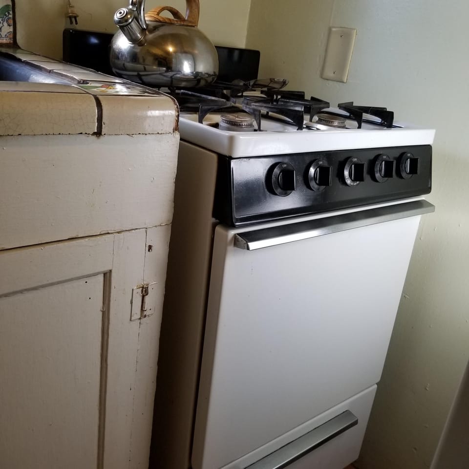 small stove and oven