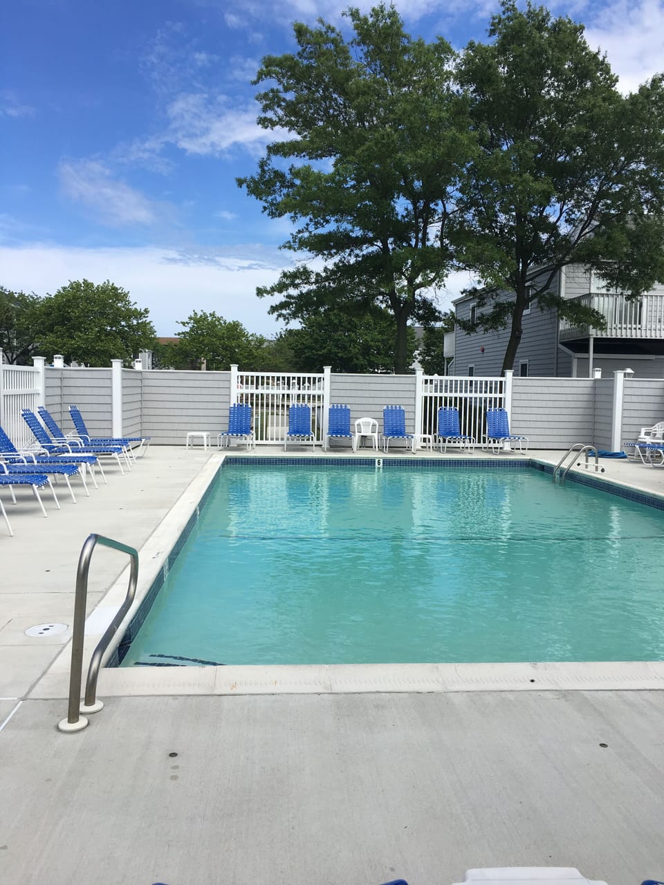 Swimming pool clean and maintained for your enjoyment.