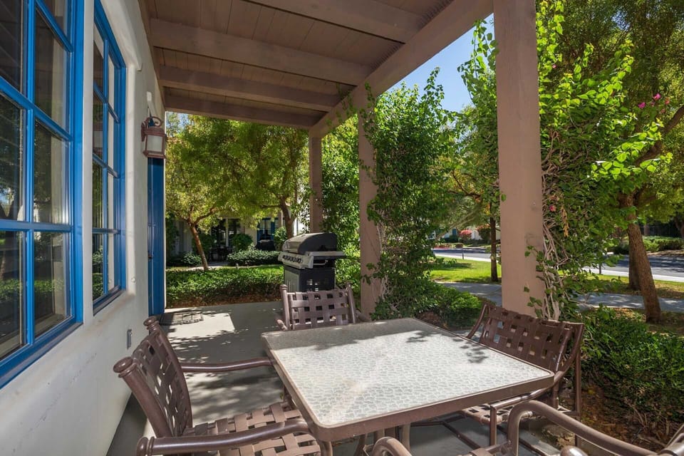 Private Villa Patio off Living Room with Direct Access to Expansive Lawn