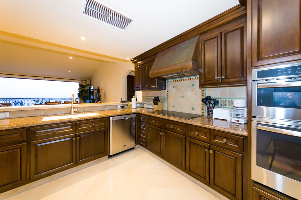 Kitchen with Ocean View