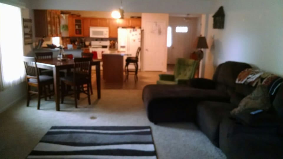 A View from the Backyard Sliding Glass Door