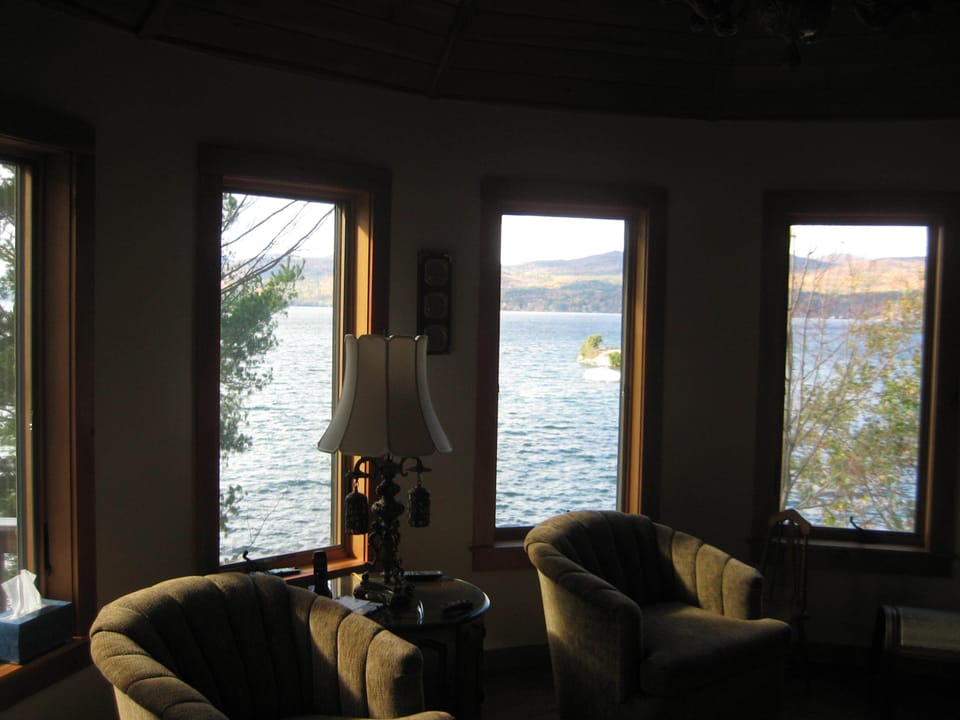 Turret view from living room