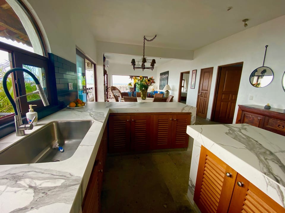 Kitchen, dining, living...