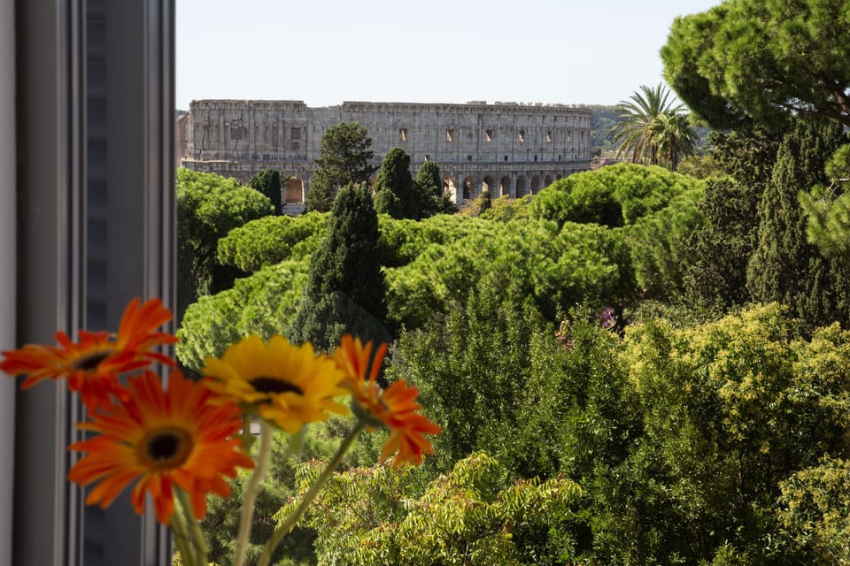 Colosseum view from the main bedroom