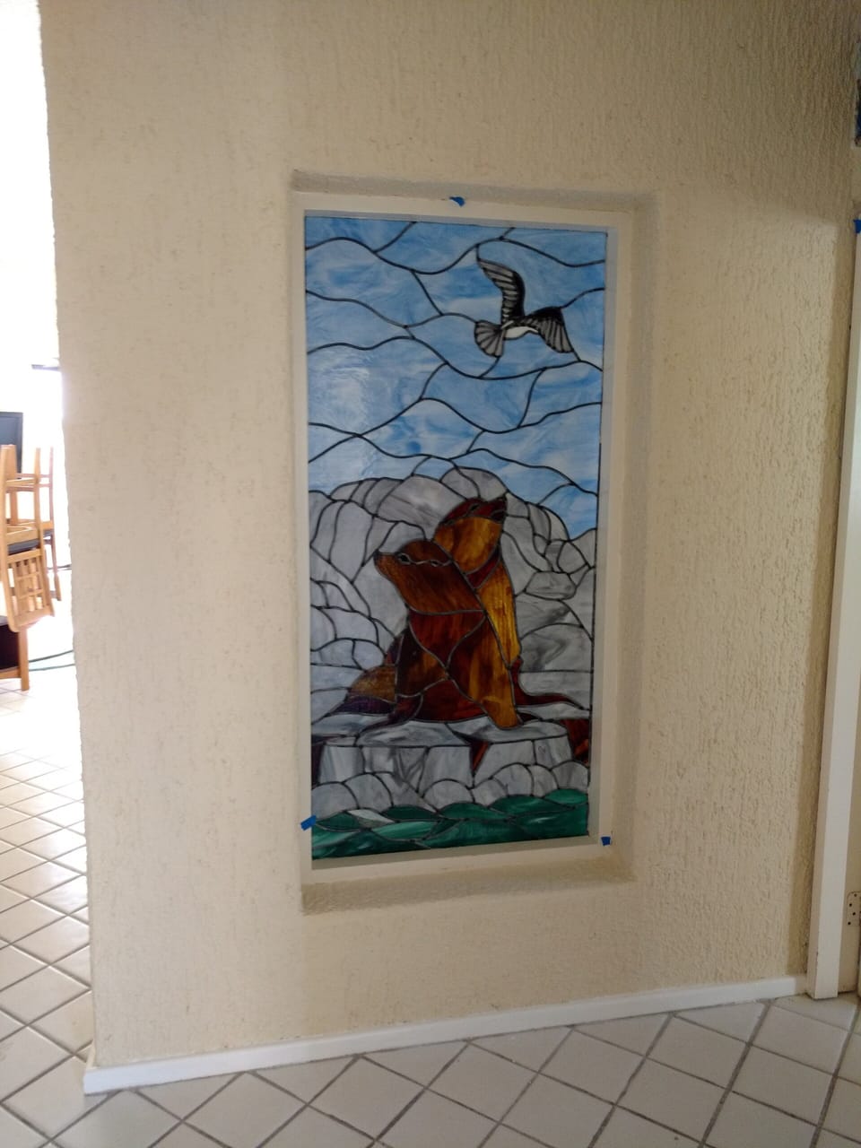 Entry stained glass 