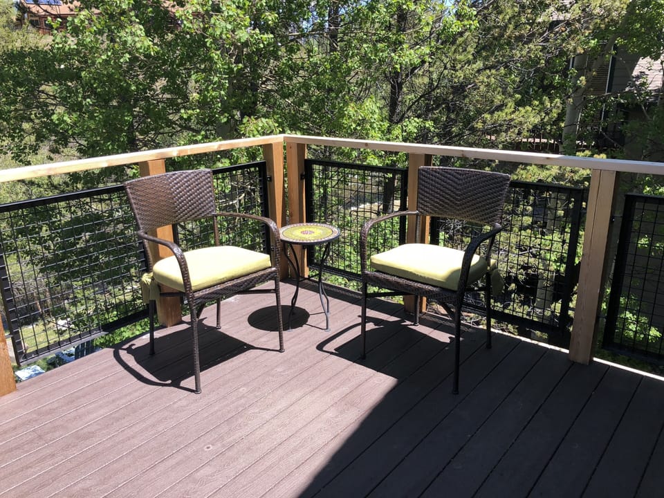 Deck off Master Bedroom, overlooking the river