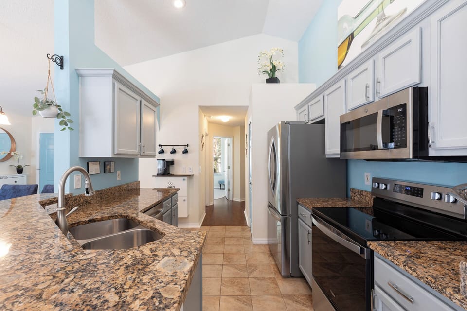 Fully Equipped kitchen for effortless meal prep.
