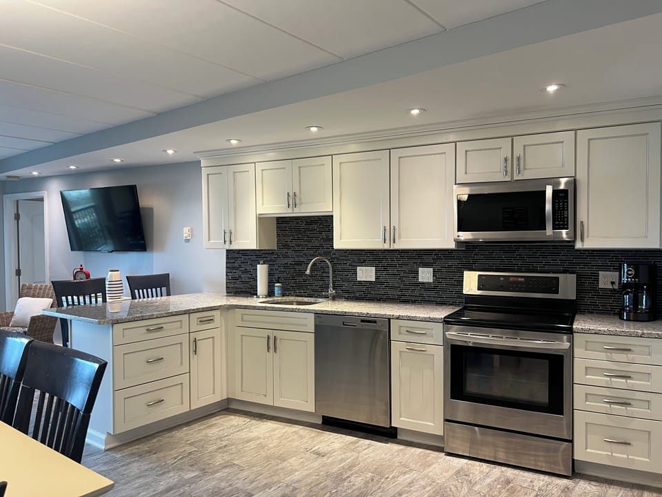 Gourmet Kitchen with everything you need for a great week at the beach!