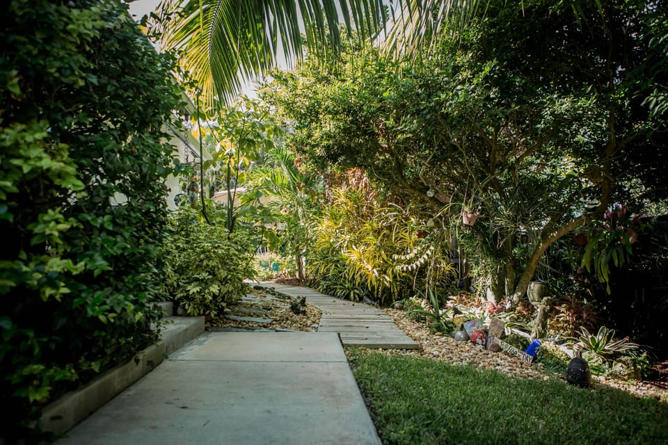 Backyard Entry into the Garden.
