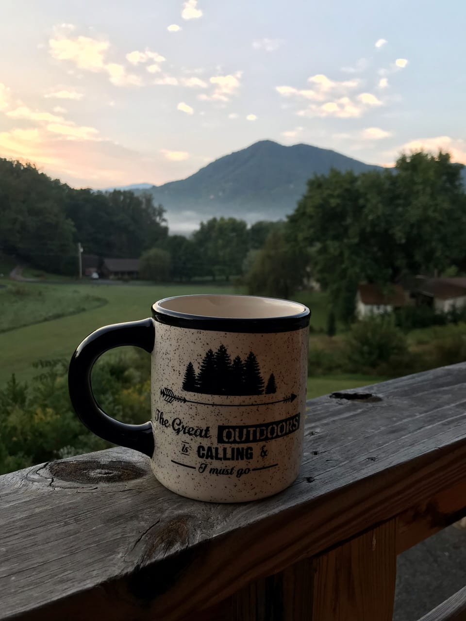 Good morning with an amazing view