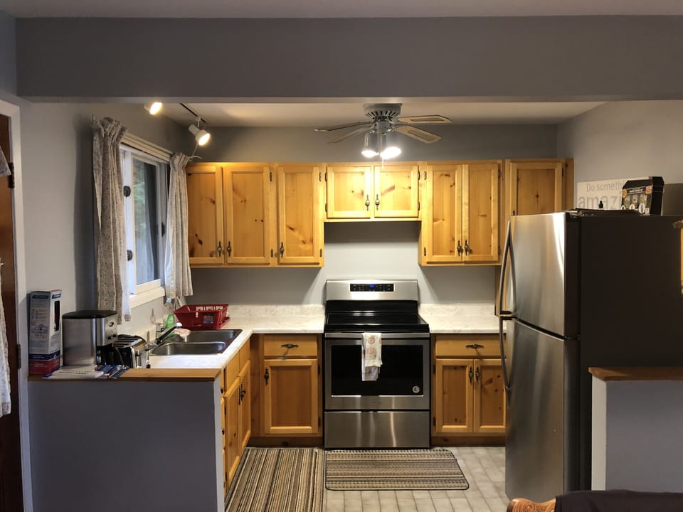 Fully stocked kitchen 