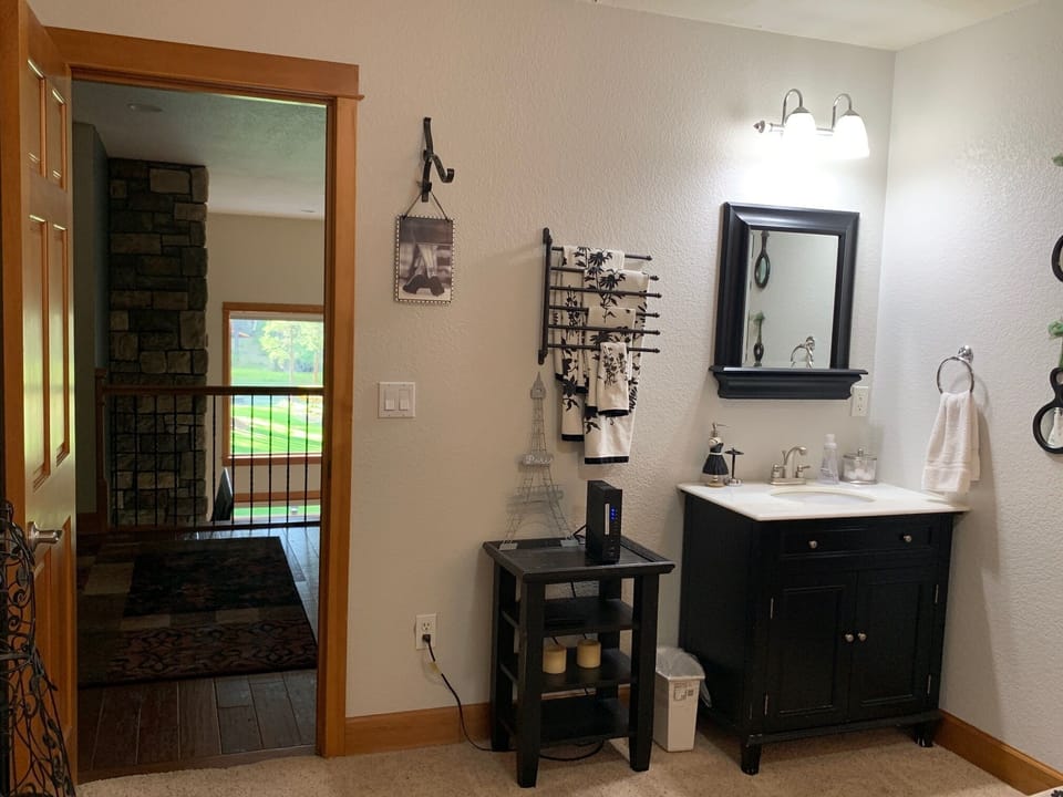 Black and White room Sink